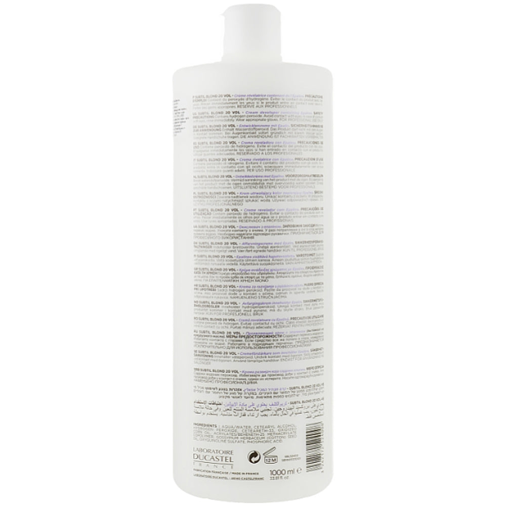 Окислитель 20vol. 6% - Laboratoire Ducastel Subtil Blond
