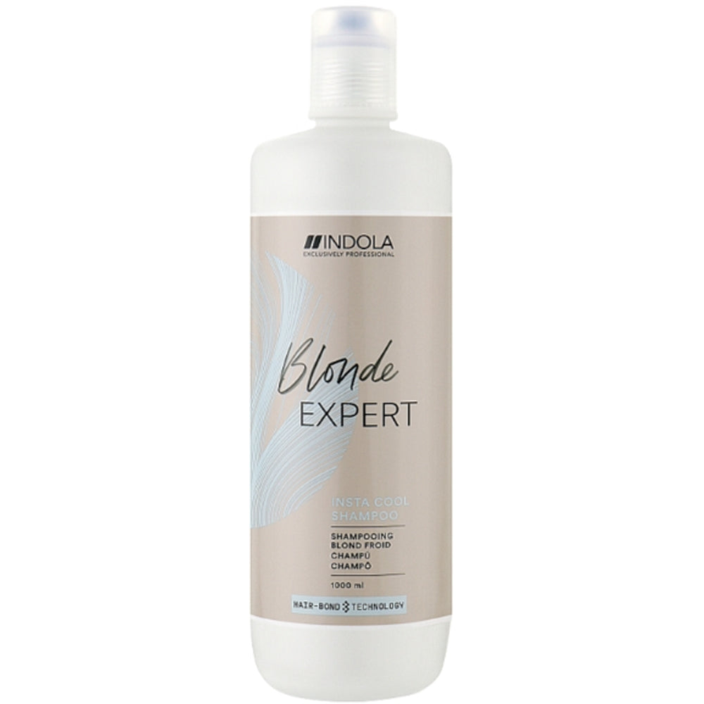 Шампунь для холодного відтінку волосся кольору блонд - Indola Blonde Expert Insta Cool Shampoo