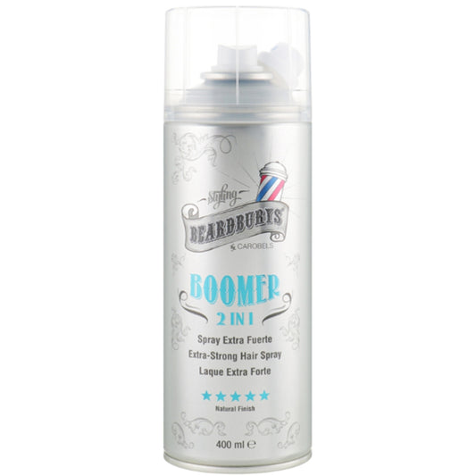 Beardburys Boomer 2 in 1 Super Strong Hair Spray - Лак для волосся з двома розпилювачами