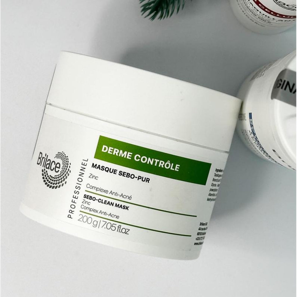 Маска для лица Очищающая - Brilace Derme Controle Sebo-Clean Mask