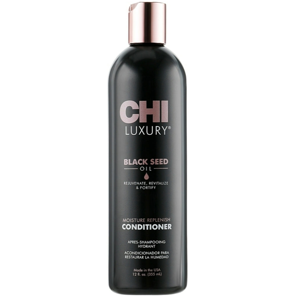 CHI Luxury Black Seed Oil Moisture Replenish Conditioner - Зволожуючий кондиціонер з маслом чорного кмину