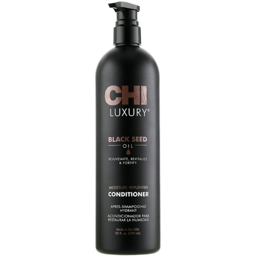 CHI Luxury Black Seed Oil Moisture Replenish Conditioner - Зволожуючий кондиціонер з маслом чорного кмину