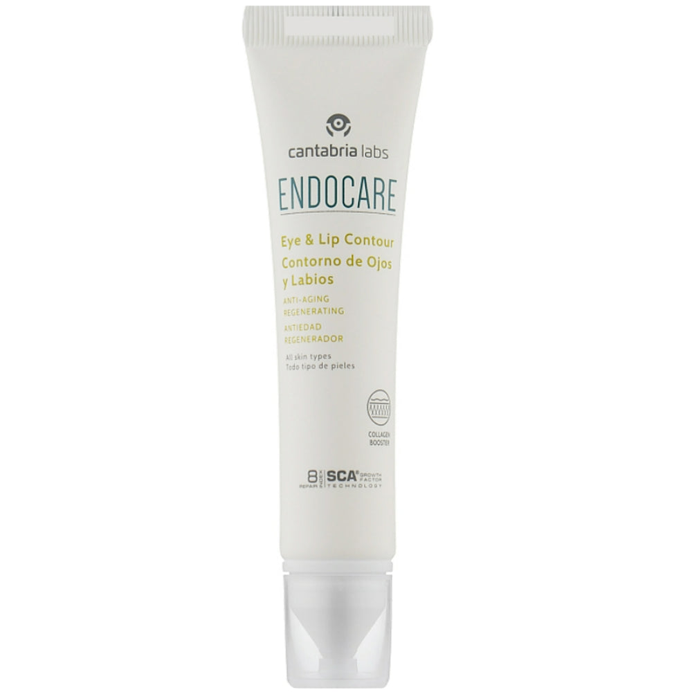 Cantabria Labs Endocare Eye &amp; Lip Contour - Регенеруючий та омолоджуючий крем-контур для очей і губ