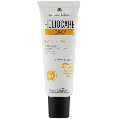 Cantabria Labs Heliocare 360º Gel Oil-Free SPF 50 - Солнцезащитный гель на водной основе