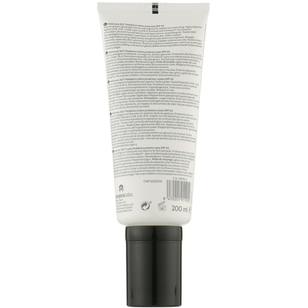 Cantabria Labs Heliocare 360º Pediatrics Lotion SPF 50 - Детский солнцезащитный лосьон