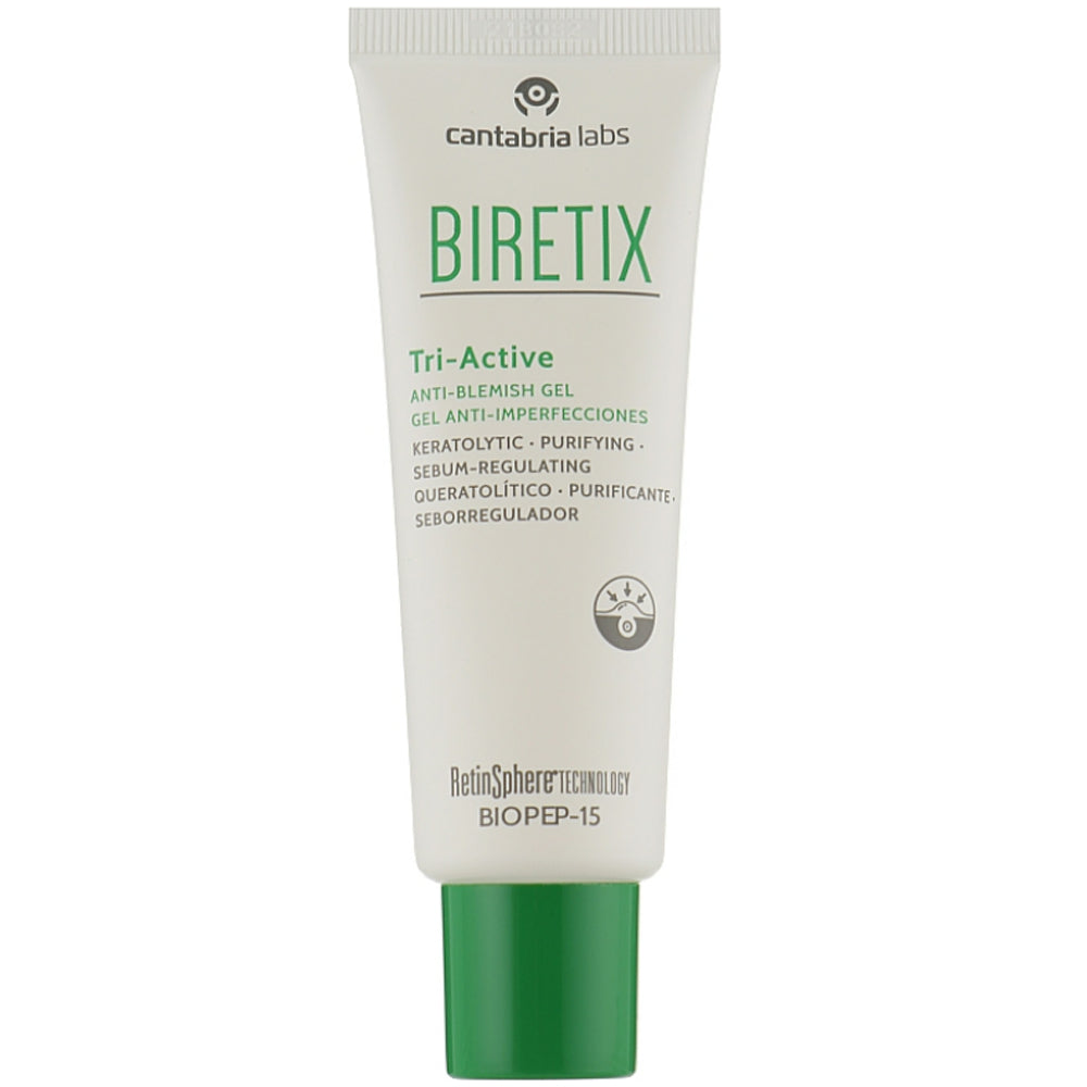 Cantabria Labs Biretix Tri-Active Anti-Blemish Gel - Гель три-актив для кожи с акне