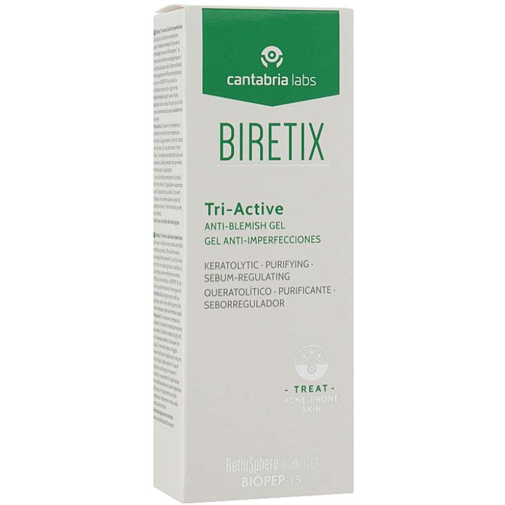 Cantabria Labs Biretix Tri-Active Anti-Blemish Gel - Гель три-актив для кожи с акне