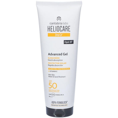Сонцезахисний антиоксидантний гель для тіла - Cantabria Labs Heliocare 360 Advanced Gel SPF50
