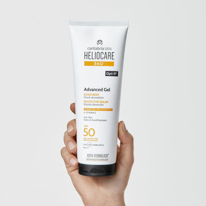 Сонцезахисний антиоксидантний гель для тіла - Cantabria Labs Heliocare 360 Advanced Gel SPF50