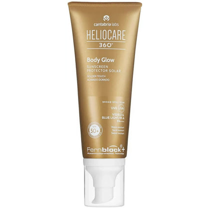 Светящийся солнцезащитный крем-гель для тела - Cantabria Labs Heliocare 360 ​​Glow SPF 50