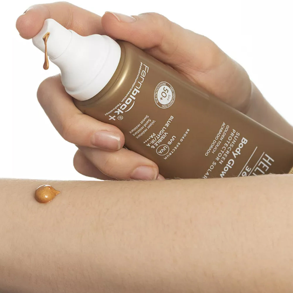 Светящийся солнцезащитный крем-гель для тела - Cantabria Labs Heliocare 360 ​​Glow SPF 50