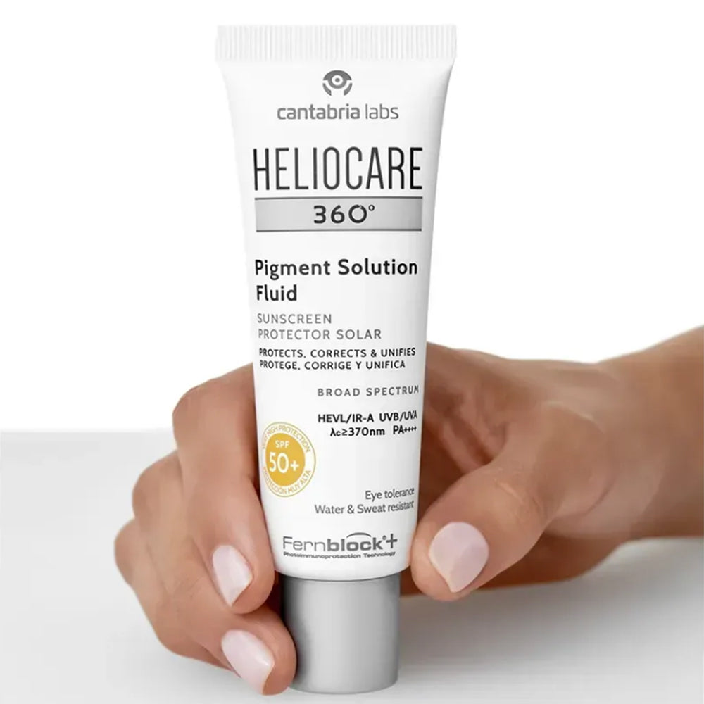 Сонцезахисний флюїд для шкіри з гіперпігментацією Cantabria Labs Heliocare 360 2