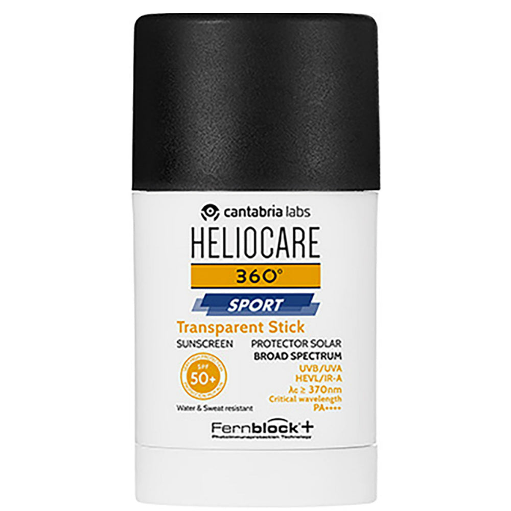 Сонцезахисний стік для занять спортом - Cantabria Labs Heliocare 360 Sport Transparent Stick SPF 50+