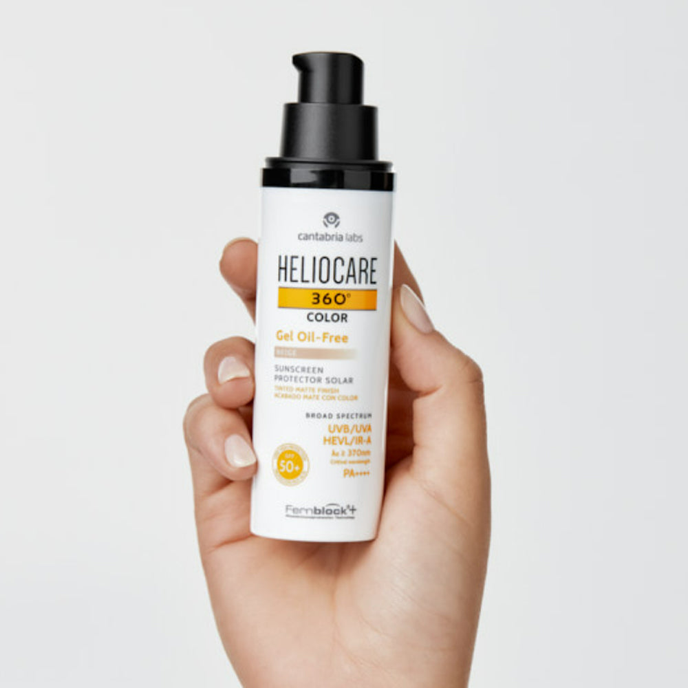 Cantabria Labs Heliocare 360º Color Gel Oil Free SPF 50 - Сонцезахисний гель з тоном на водній основі 50 мл
