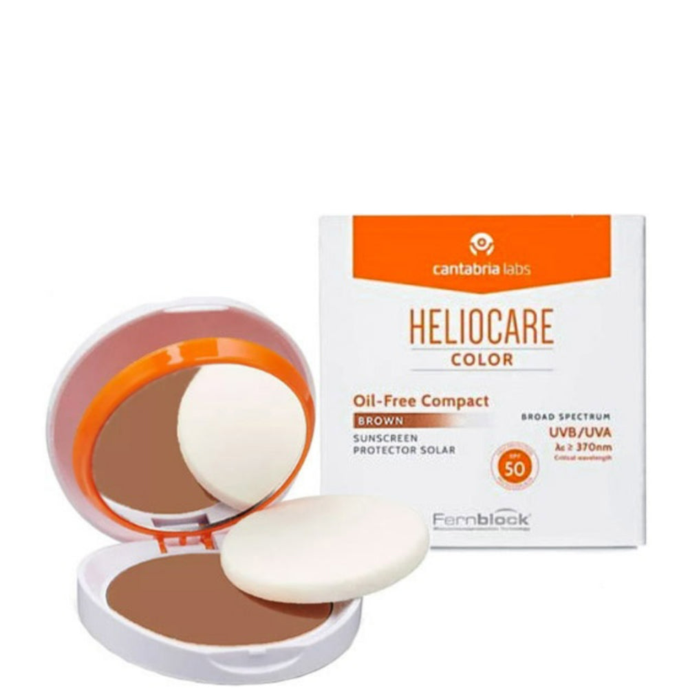 Cantabria Labs Heliocare Color Oil-Free Compact SPF 50 - Сонцезахисна компактна пудра на водній основі для жирної та комбінованої шкіри