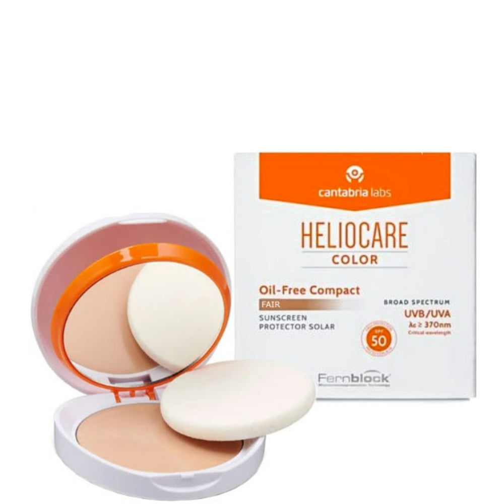 Cantabria Labs Heliocare Color Oil-Free Compact SPF 50 - Сонцезахисна компактна пудра на водній основі для жирної та комбінованої шкіри