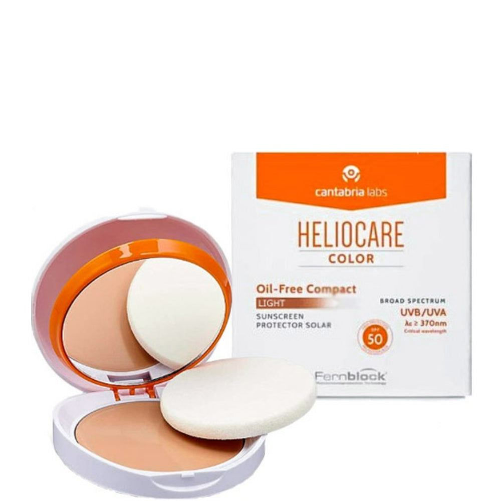 Cantabria Labs Heliocare Color Oil-Free Compact SPF 50 - Сонцезахисна компактна пудра на водній основі для жирної та комбінованої шкіри