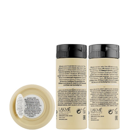 Набір для відновлення пошкодженого волосся - Lakme Teknia Deep Care Travel Kit