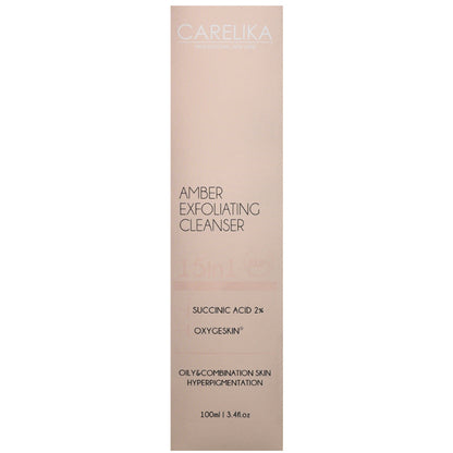 Гель очищающий для лица с янтарной кислотой 15-в-1 - Carelika Amber Exfoliating Cleanser