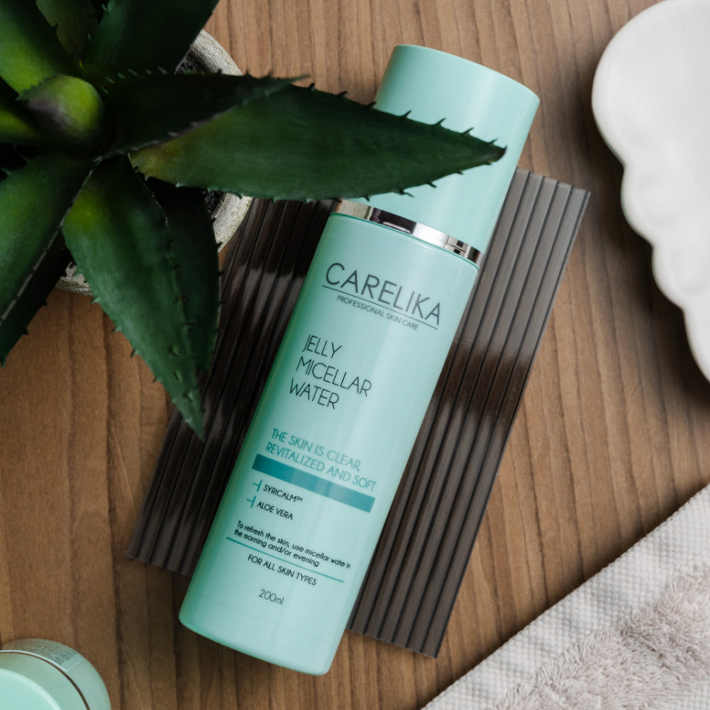 Міцелярна вода для обличчя з гелевою текстурою - Carelika Jelly Micellar Water