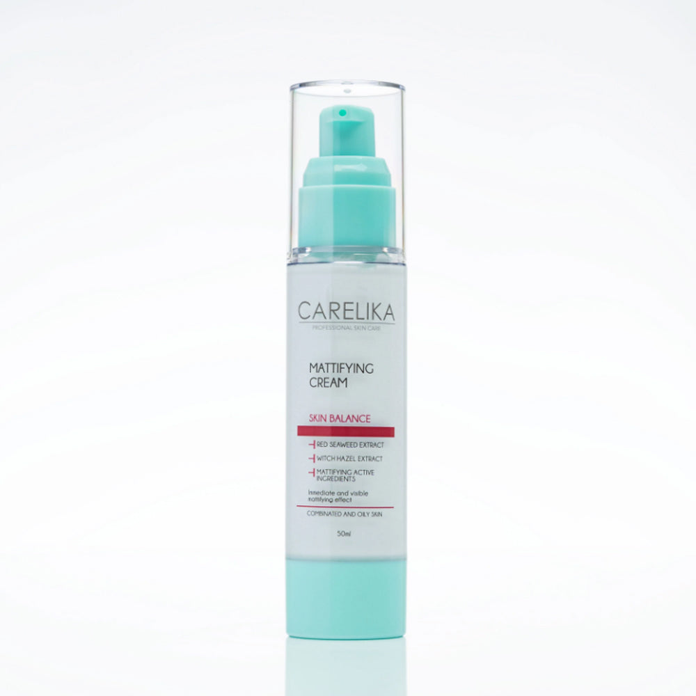 Крем матуючий для обличчя з червоними водоростями - Carelika Mattifying Cream Skin Balance