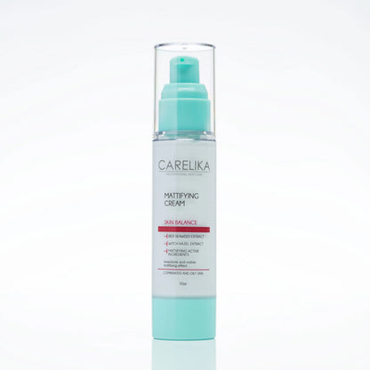 Крем матуючий для обличчя з червоними водоростями - Carelika Mattifying Cream Skin Balance