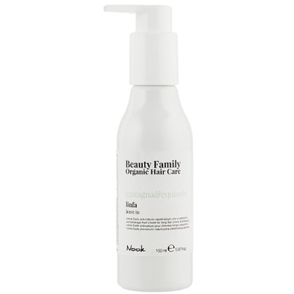 Nook Beauty Family Organic Castagna &amp; Equiseto Linfa - Зміцнюючий крем-флюїд для довгого ламкого волосся