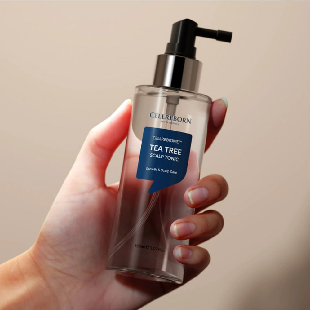 Тонізуючий спрей для глибокого відновлення шкіри голови з чайним деревом - Cellreborn 5