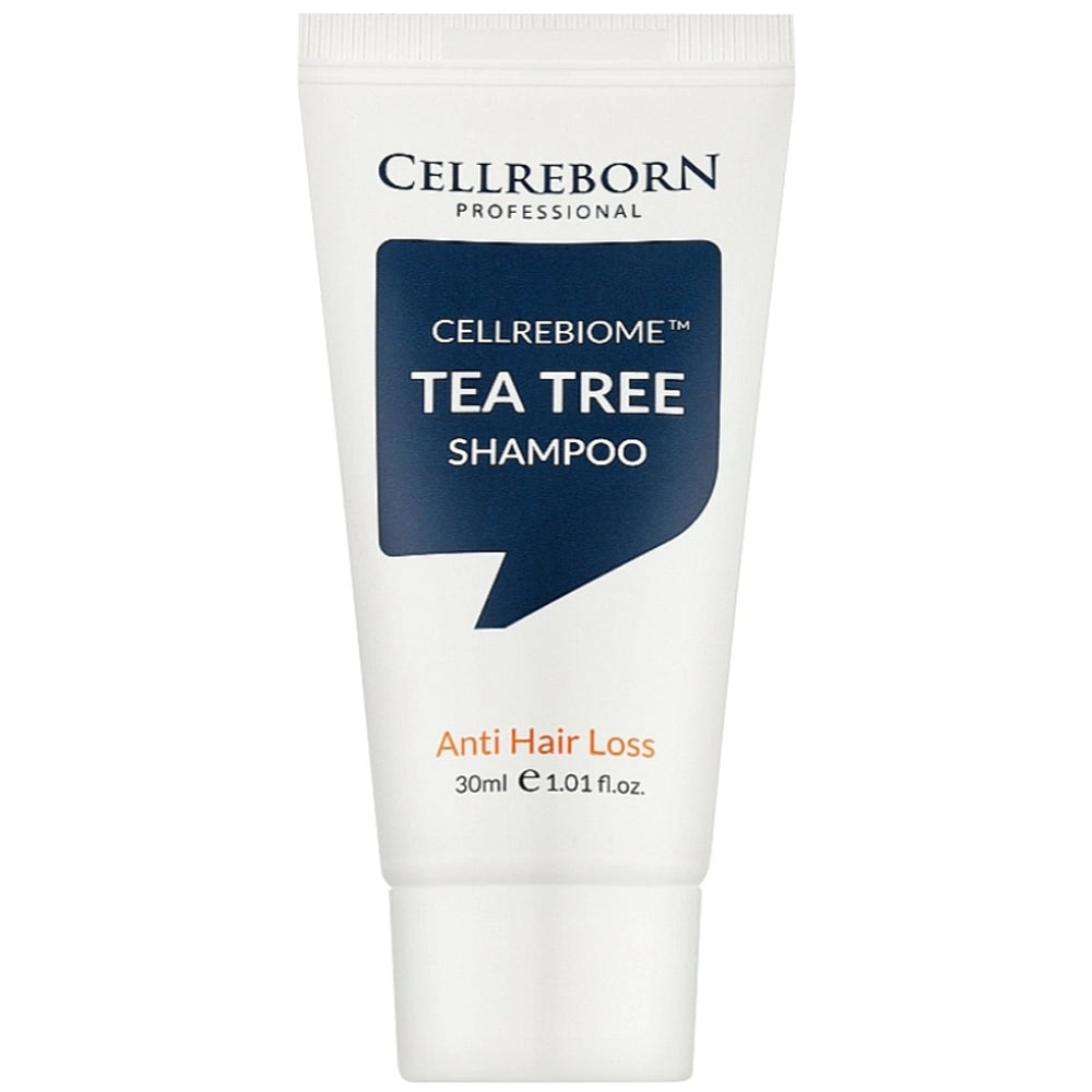 Шампунь проти випадіння волосся з чайним деревом - Cellreborn Cellrebiome 30 мл