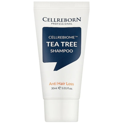 Шампунь проти випадіння волосся з чайним деревом - Cellreborn Cellrebiome 30 мл