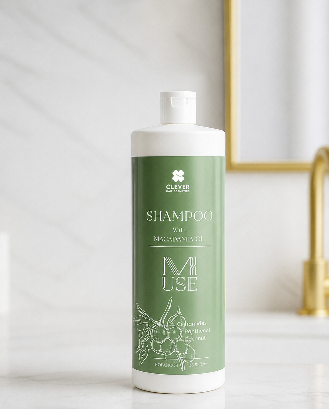 Шампунь для волосся з олією Макадамії - Clever Hair Cosmetics 5