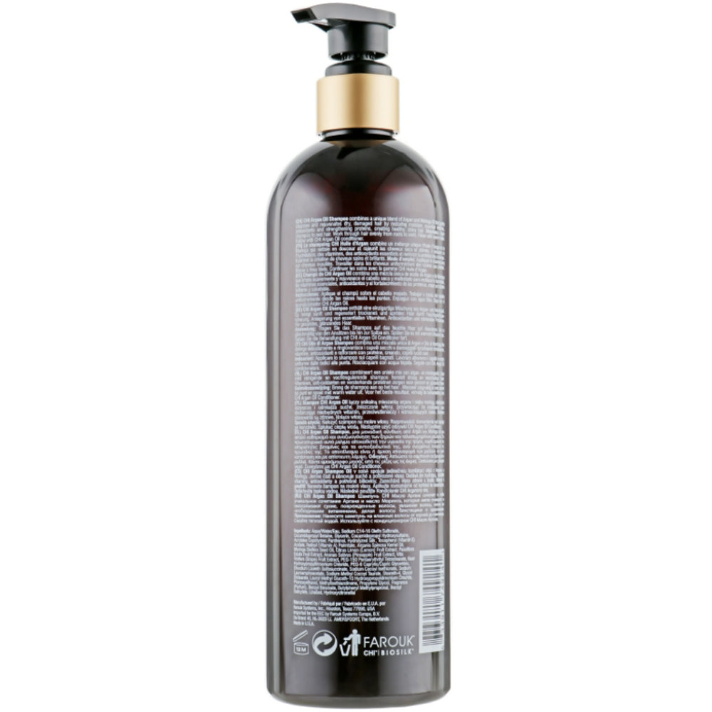 Chi Argan Oil Plus Moringa Shampoo - Відновлюючий шампунь з маслом Аргана