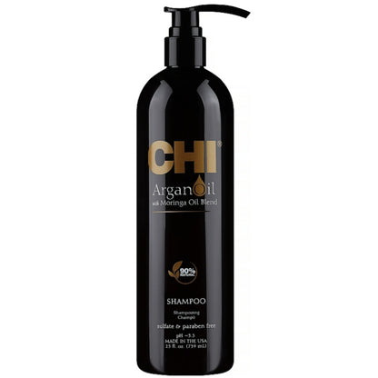 Chi Argan Oil Plus Moringa Shampoo - Відновлюючий шампунь з маслом Аргана