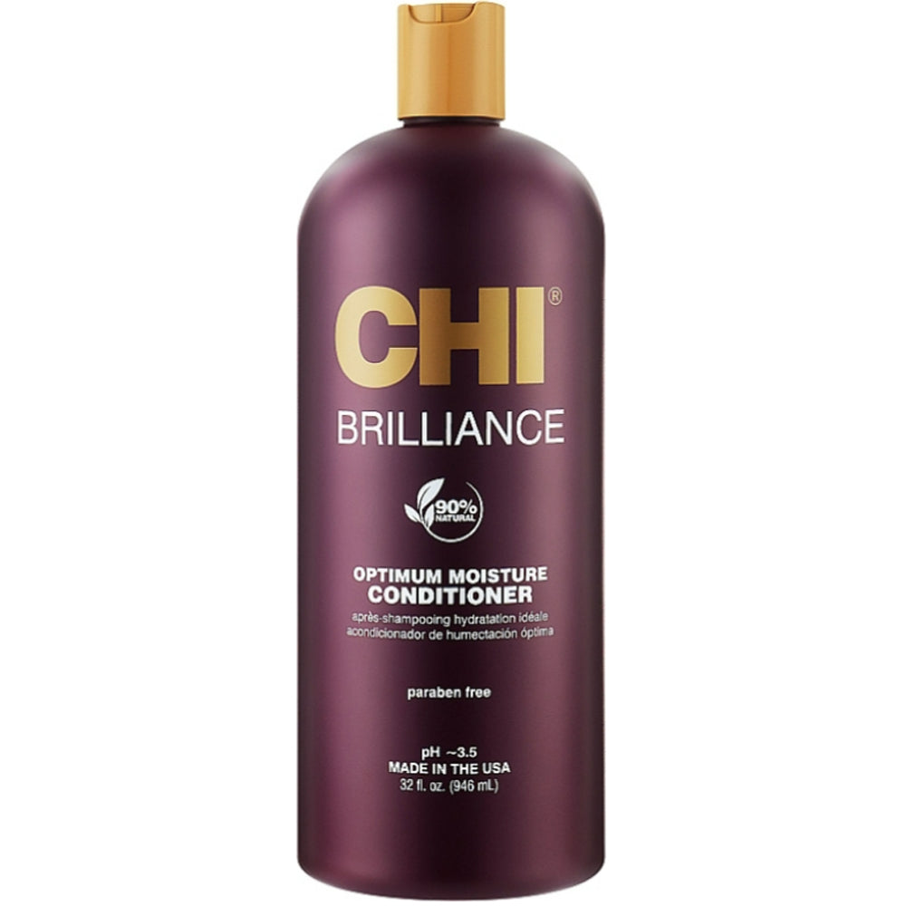 Chi Deep Brilliance Optimum Moisture Conditioner - Зволожуючий кондиціонер для пошкодженого волосся