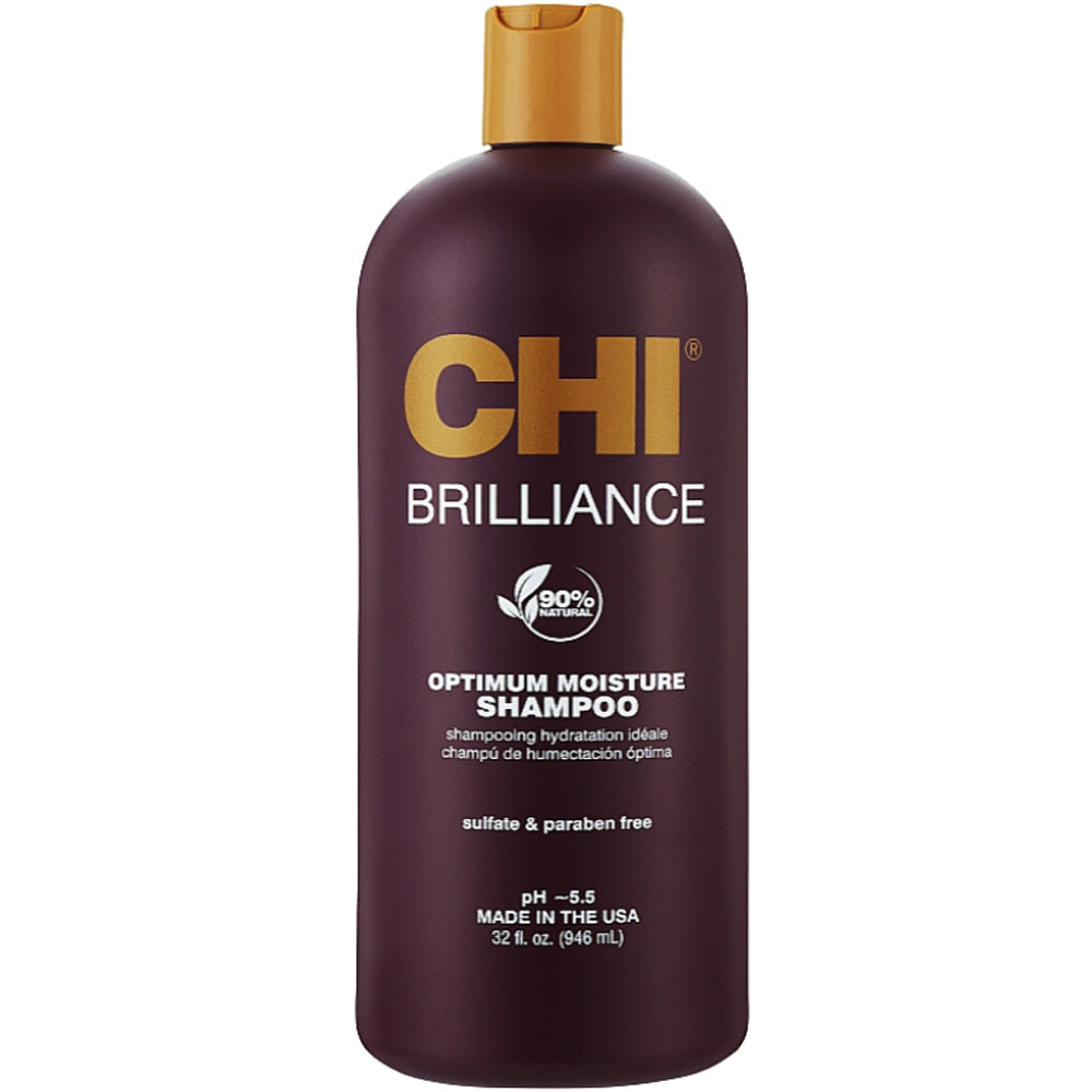 Chi Deep Brilliance Optimum Moisture Shampo - Зволожуючий шампунь для пошкодженого волосся