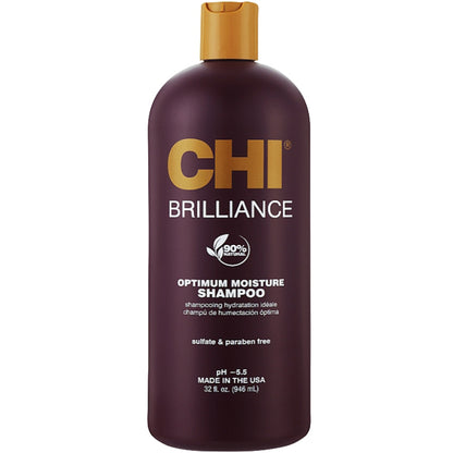 Chi Deep Brilliance Optimum Moisture Shampo - Зволожуючий шампунь для пошкодженого волосся