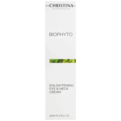 Освітлюючий крем для шкіри навколо очей і шиї - Christina Bio Phyto упаковка