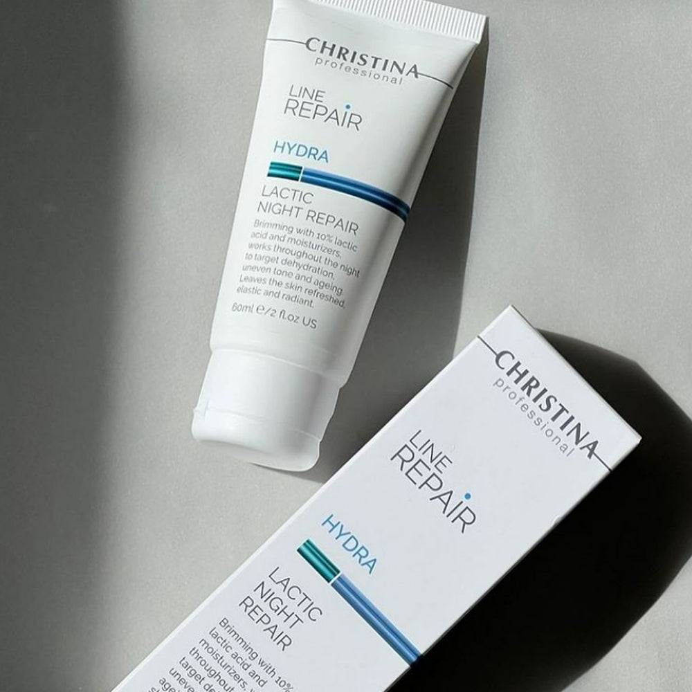 Крем Нічне відновлення з молочною кислотою - Christina Line Repair Hydra Lactic Night Repair