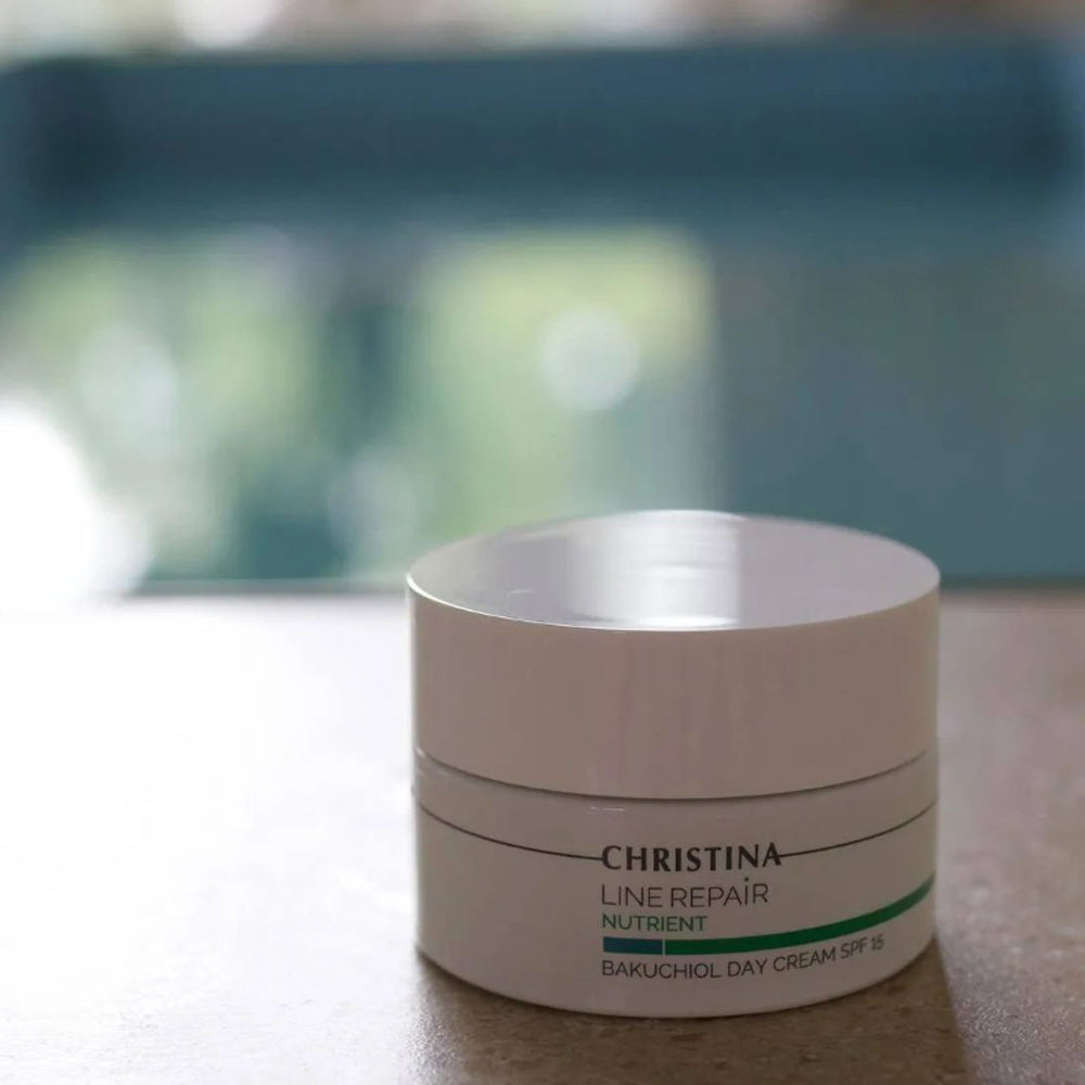 Денний крем з бакучіолом - Christina Line Repair Nutrient Bakuchiol Day Cream SPF 15