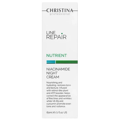 Нічний крем з ніацинамідом - Christina Line Repair упаковка