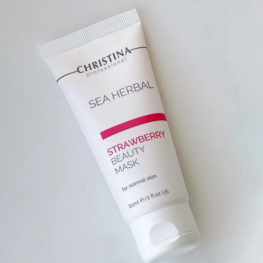 Christina Sea Herbal Beauty Mask Strawberry - Полунична маска краси для нормальної шкіри