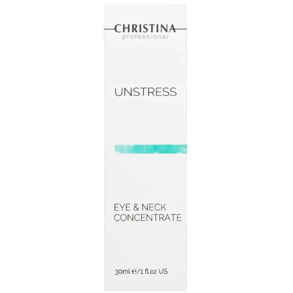 Концентрат для шкіри навколо очей і шиї - Christina Unstress упаковка