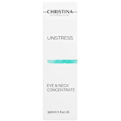 Концентрат для шкіри навколо очей і шиї - Christina Unstress упаковка