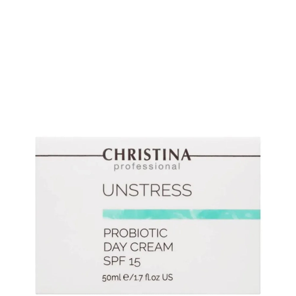Денний крем з пробіотичною дією - Christina Unstress упаковка