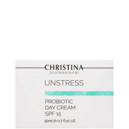 Денний крем з пробіотичною дією - Christina Unstress упаковка