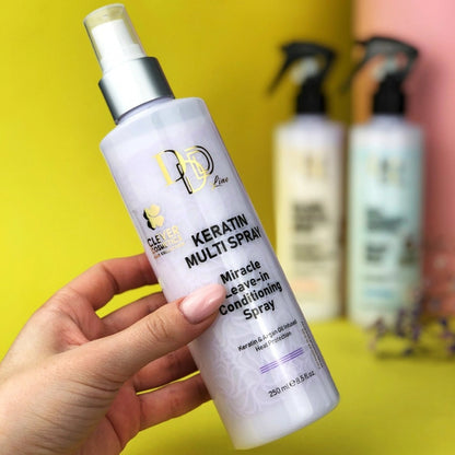 Мультиспрей-кондиціонер для волосся з кератином - Clever Hair Cosmetics 5