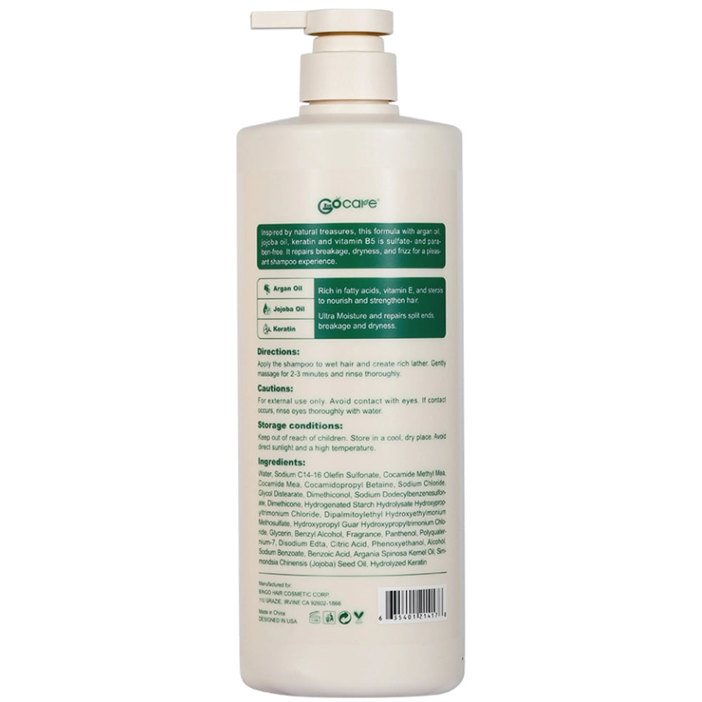 Безсульфатный шампунь для волосся - Clever Hair Cosmetics Gocare склад