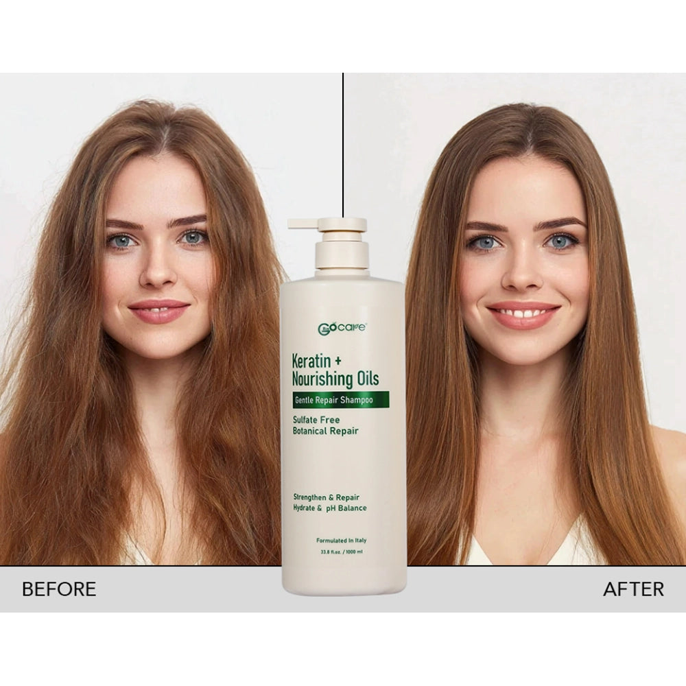 Безсульфатний шампунь для волосся - Clever Hair Cosmetics Gocare Gentle Repair