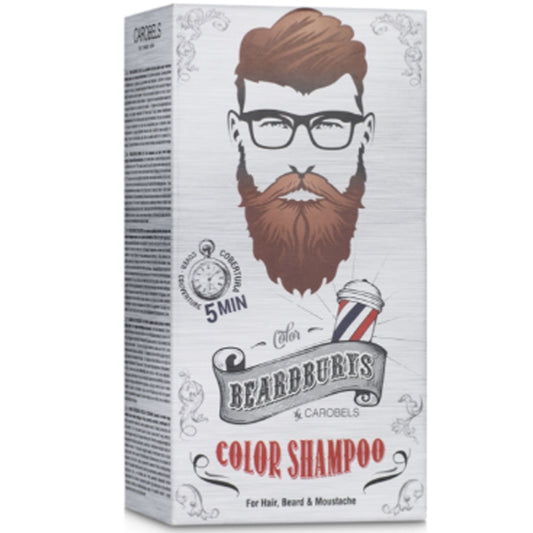 Beardburys Color Shampoo 2N - Шампунь камуфлюючий для голови, бороди та вусів Чорний