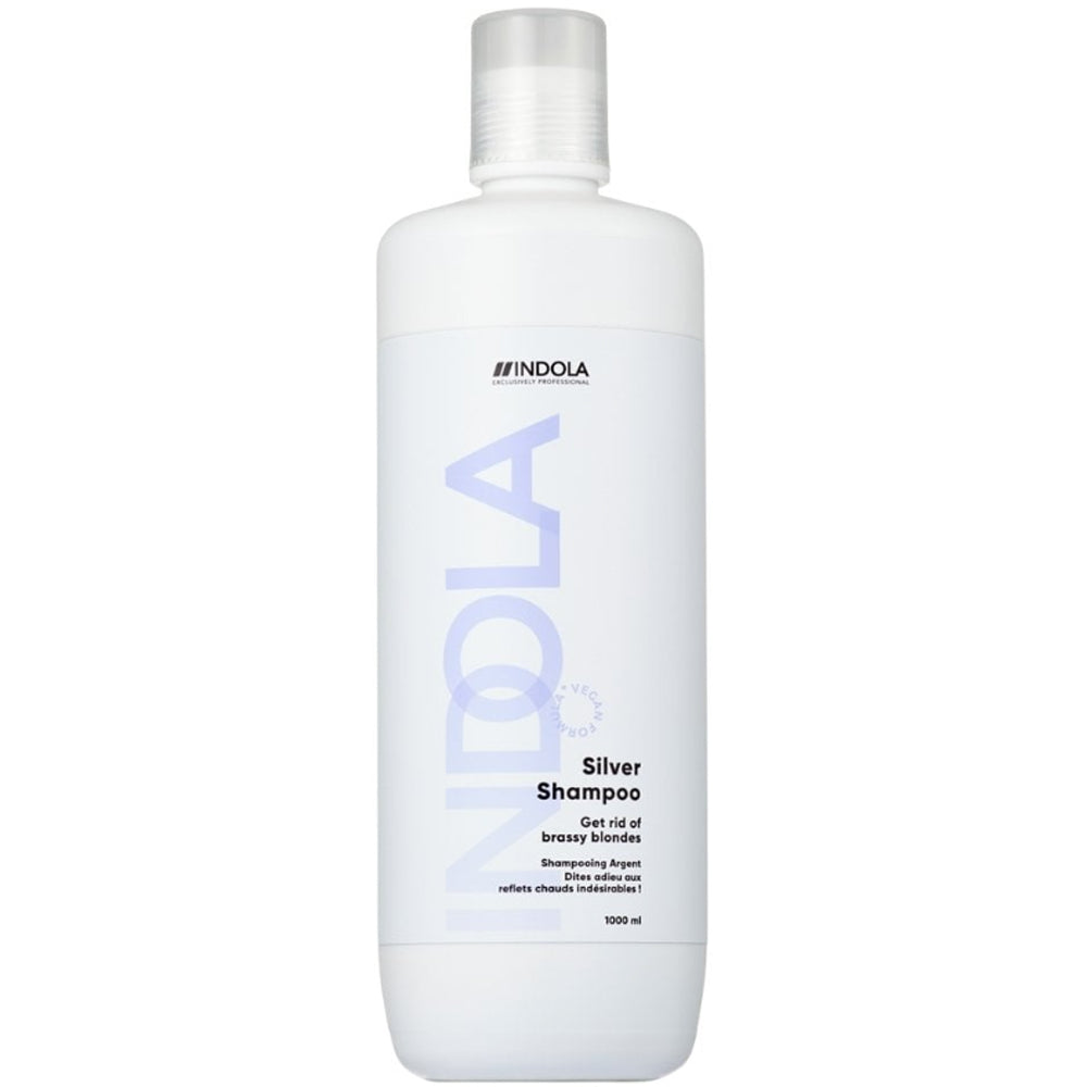 Шампунь для фарбованого волосся з сріблястим ефектом - Indola Color Silver Shampoo